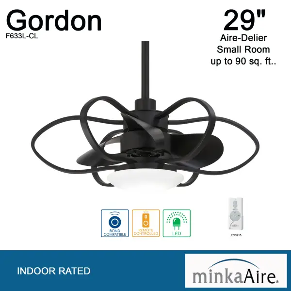 Gordon 29" LED Ceiling Fan - Image 3