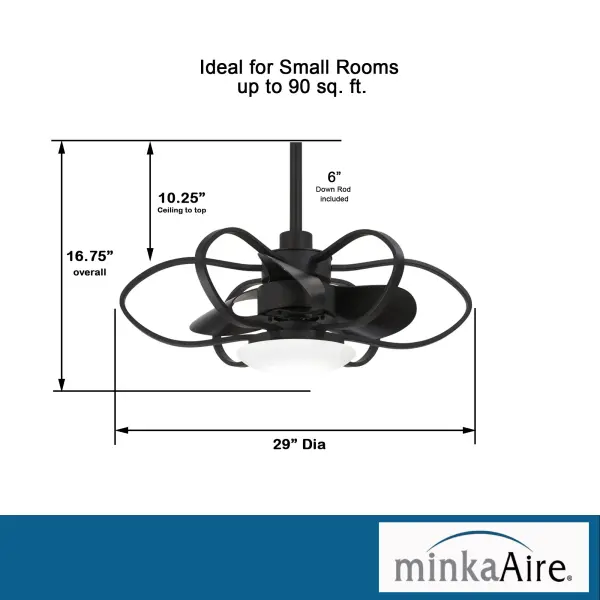 Gordon 29" LED Ceiling Fan - Image 4