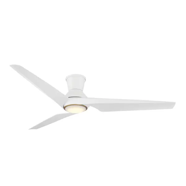 The Switch ceiling fan combines modern smart home technology with energy-efficient DC motor and integrated LED lighting. Its 60" blade span makes it ideal for large rooms, while the dual mount design offers installation flexibility. - alternate view