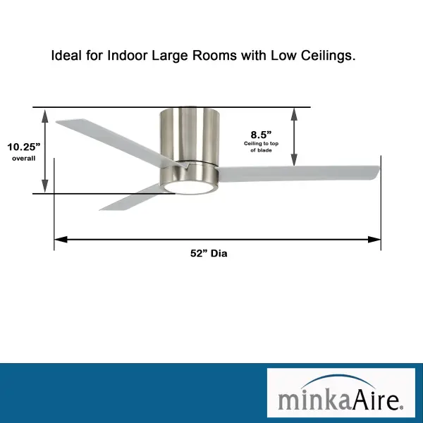 Roto Flush 52" LED Ceiling Fan - Image 7