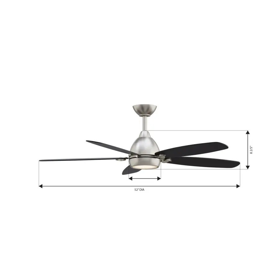 Soreno 52" LED Ceiling Fan with Light - Image 4