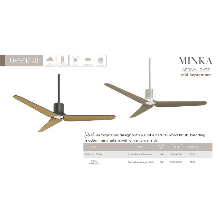 Versatile 56" Indoor/Outdoor Fan with Integrated LED and Energy Star Rating - Image 2