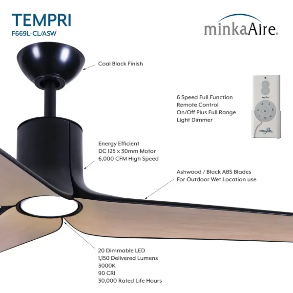 Versatile 56" Indoor/Outdoor Fan with Integrated LED and Energy Star Rating - Image 5