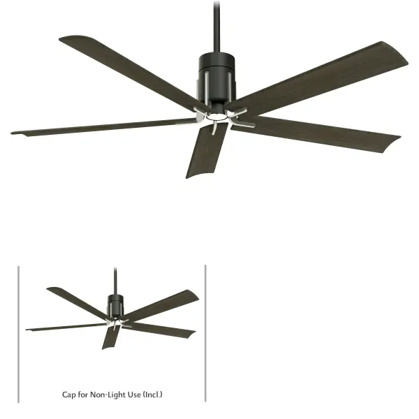 The Clean collection delivers contemporary style with a sophisticated two-tone finish combining matte black and brushed nickel. Features energy-efficient LED lighting with excellent color rendering and whisper-quiet DC motor technology.