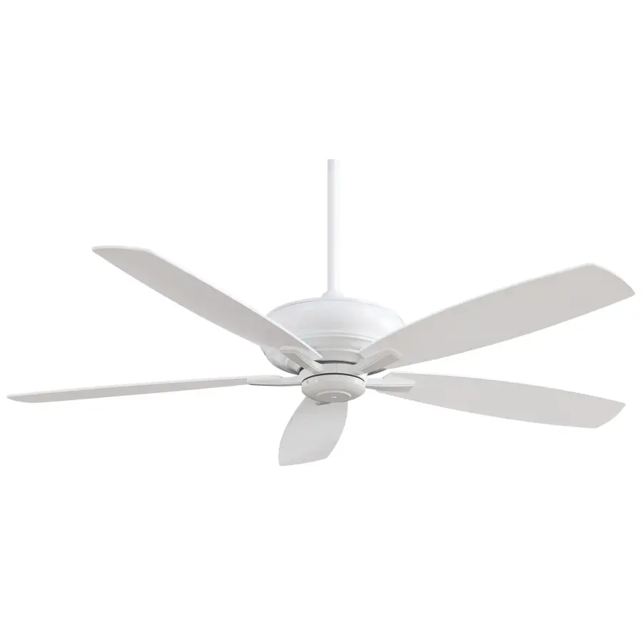 Kola-XL 60" Ceiling Fan in White