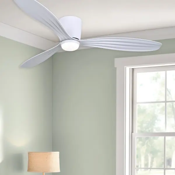 Ventiara 52" LED Flush Mount Indoor/Outdoor Ceiling Fan - Image 11