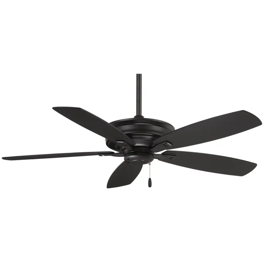 Industrial-Style 52" Fan with Plywood Blades and Coal Finish