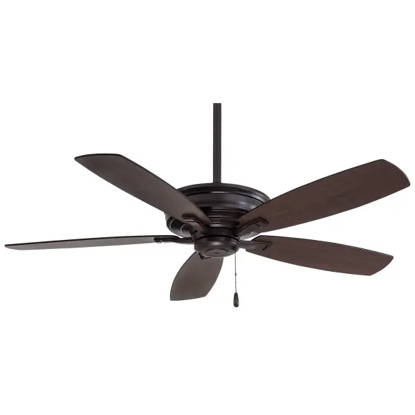 The Kafé ceiling fan combines transitional styling with practical functionality. Its 52-inch span and reversible maple blades offer flexibility, while the Kocoa bronze finish adds warmth to any space.