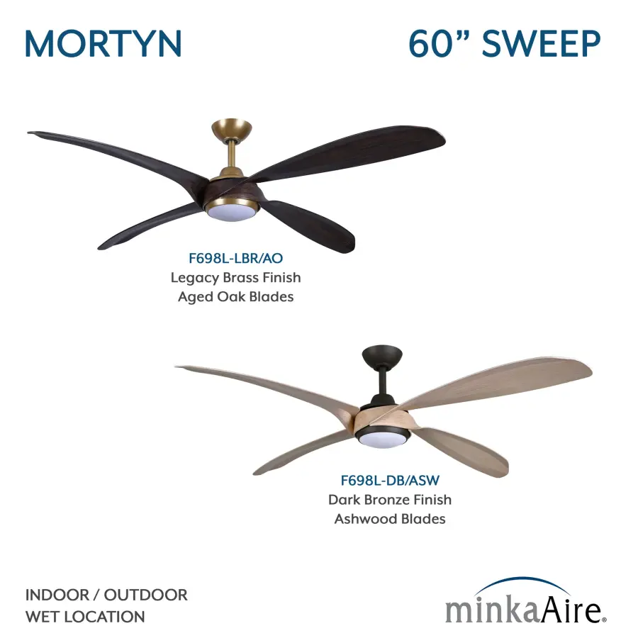 Mortyn 60" LED Indoor/Outdoor Ceiling Fan - Image 7