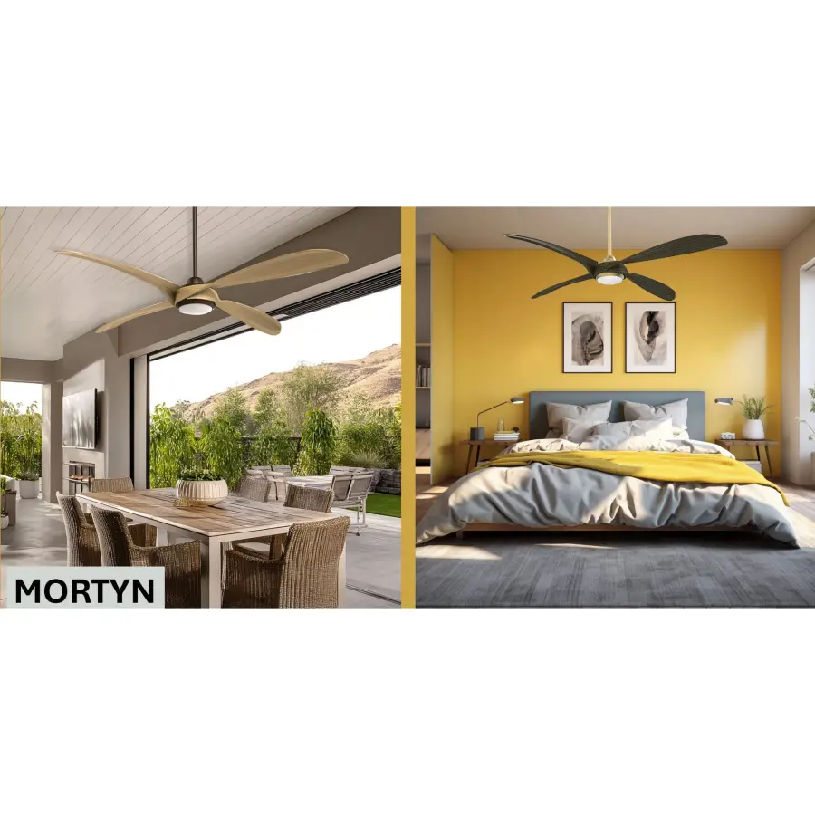 Mortyn 60" LED Indoor/Outdoor Ceiling Fan - Image 10