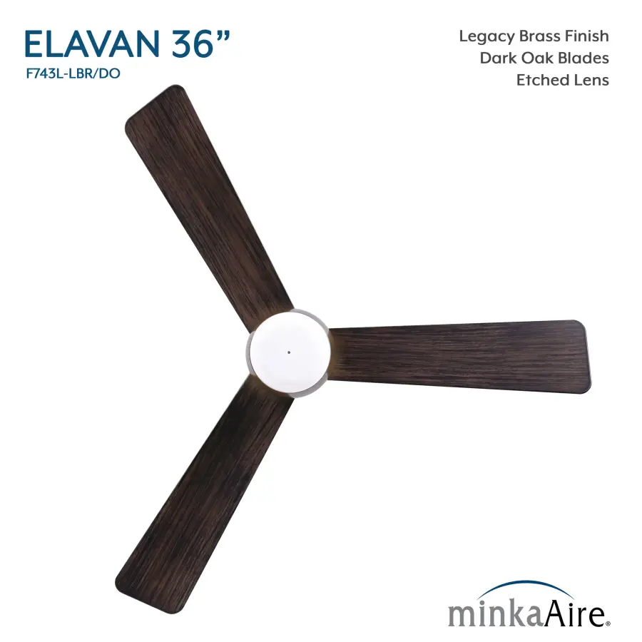 Elavan 36" LED Indoor/Outdoor Ceiling Fan - Image 4