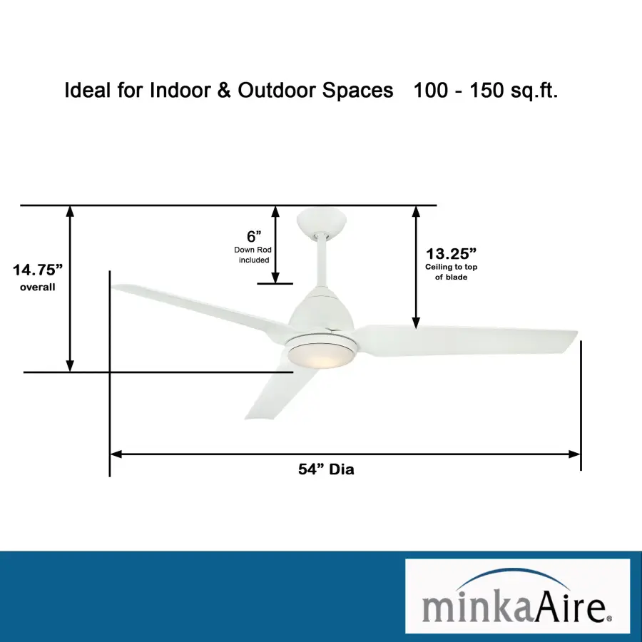 Java LED 54" Ceiling Fan with Light - Image 4
