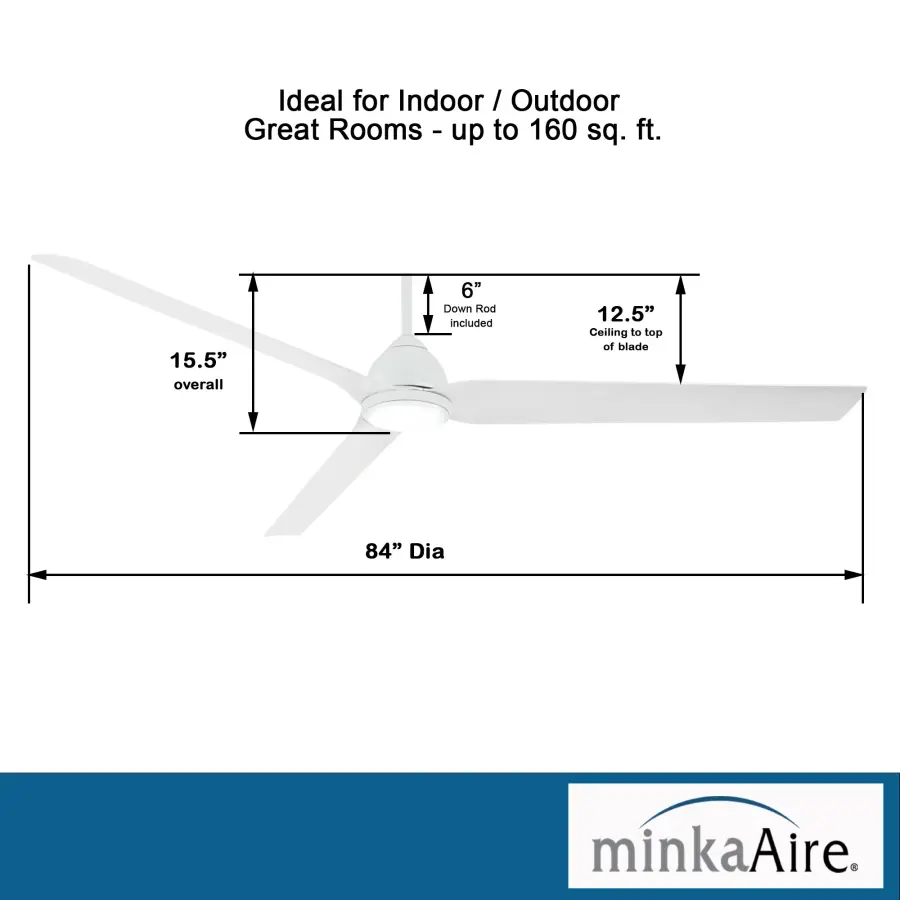 Java Xtreme 84" LED Smart Ceiling Fan - Image 4