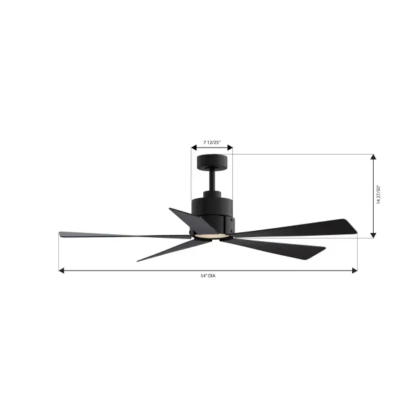 Oovin 54" 5CCT LED Smart Ceiling Fan - Image 4