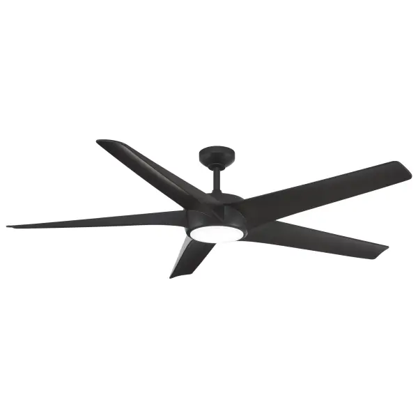 The Skymaster delivers impressive airflow for large spaces with integrated high-CRI LED lighting. Its DC motor ensures whisper-quiet operation and energy savings, while the sleek Coal finish adds modern sophistication.