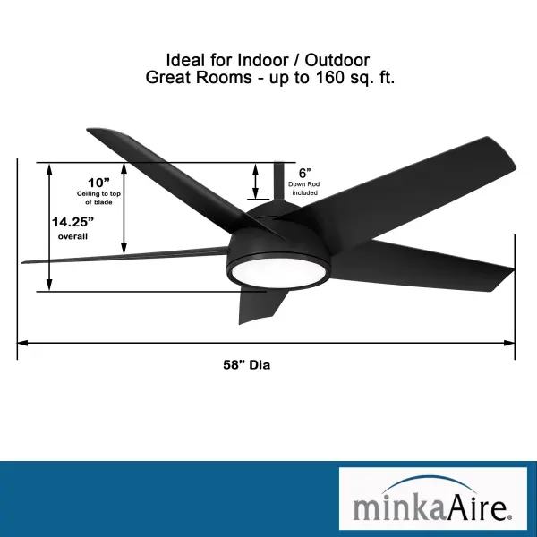 Chubby 58" LED Smart Ceiling Fan - Image 4