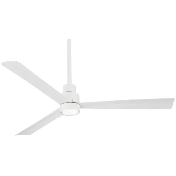 Simple 52" Ceiling Fan in Flat White - Image 3