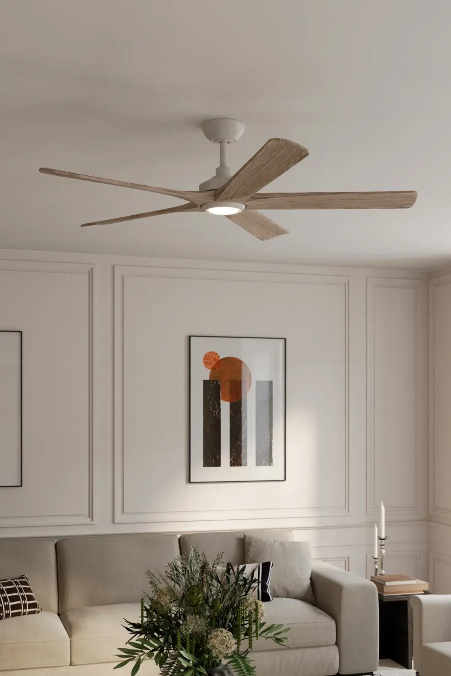Seressa 56" 5CCT LED Smart Ceiling Fan - Image 2