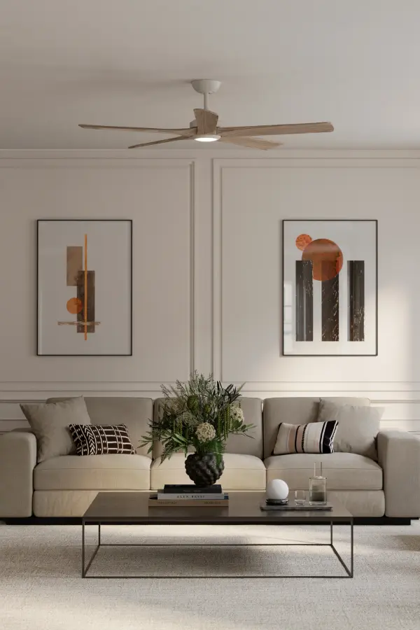 Seressa 56" 5CCT LED Smart Ceiling Fan - Image 3