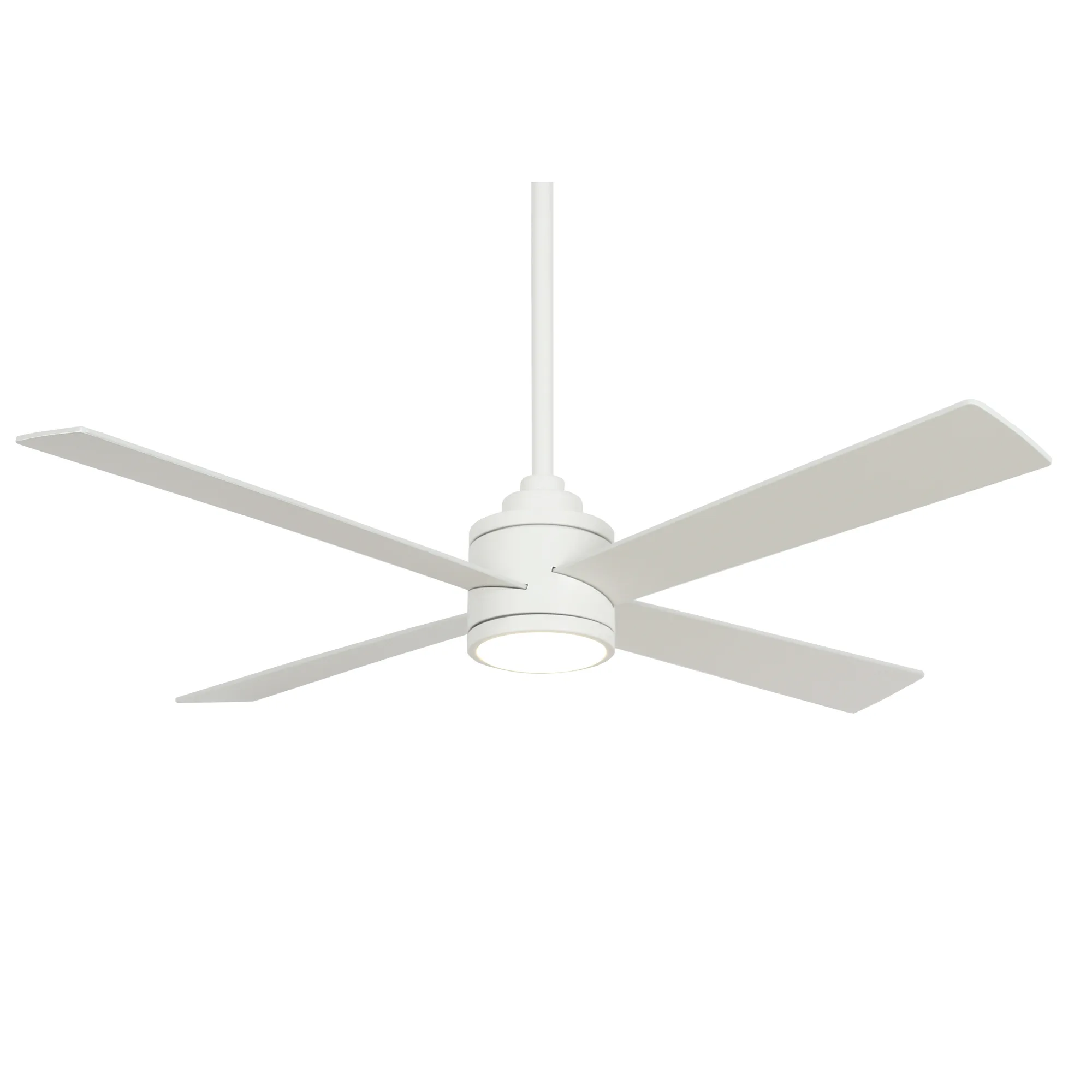 Falco 54" LED Ceiling Fan in Flat White