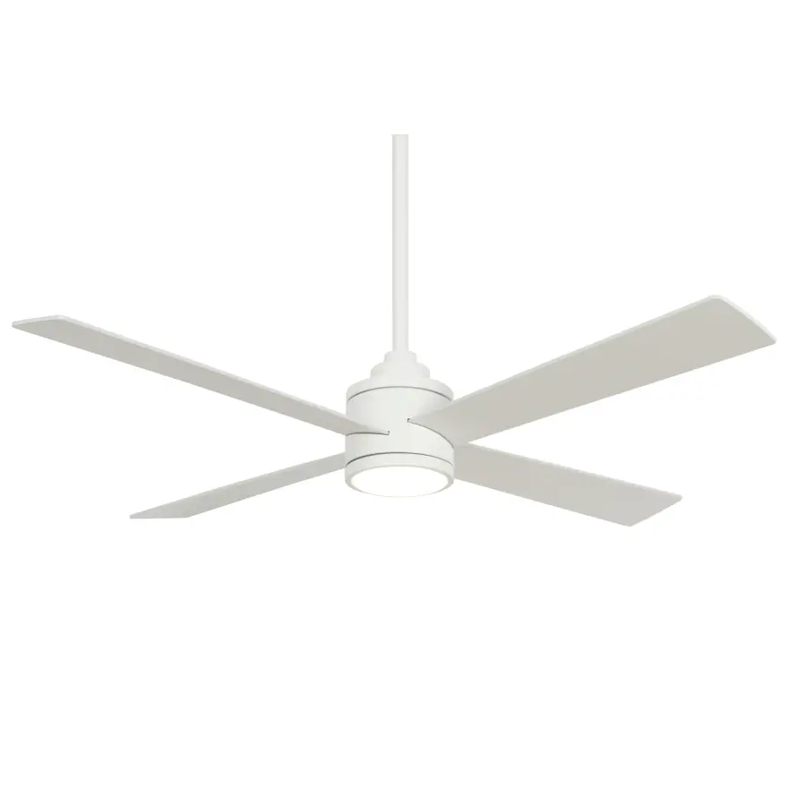 Falco 54" LED Ceiling Fan in Flat White