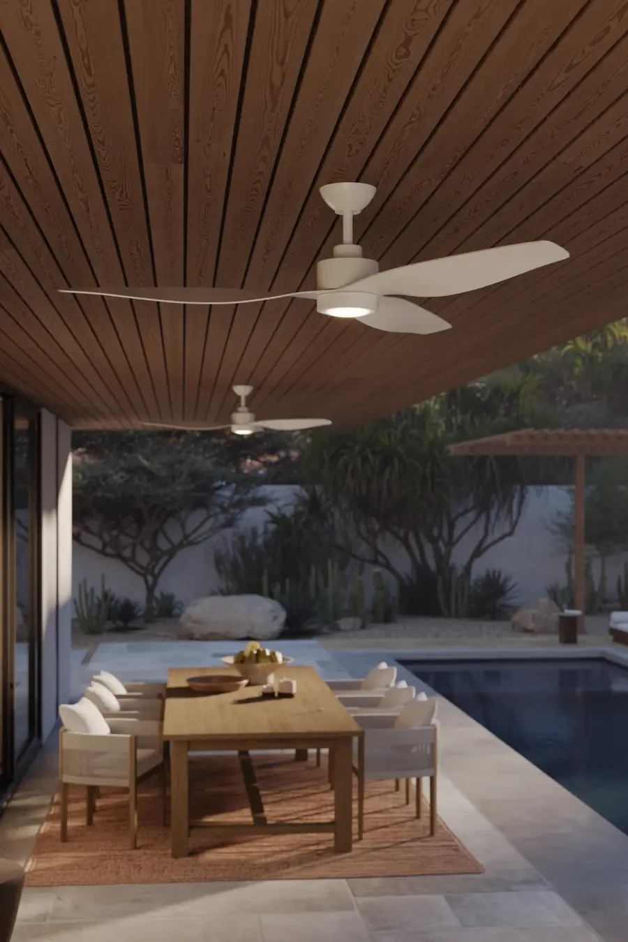 Norwynd 60" Smart Coastal Grade Indoor/Outdoor Ceiling Fan - Image 2