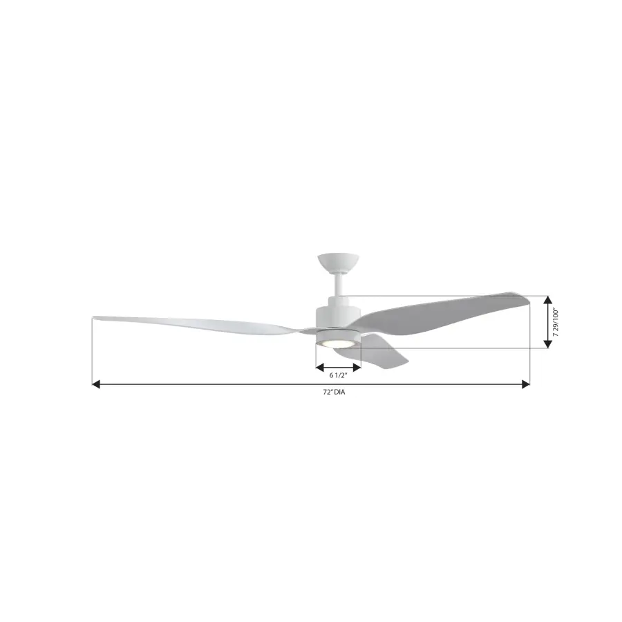 Norwynd 72" Smart Coastal Grade Indoor/Outdoor Ceiling Fan - Image 4