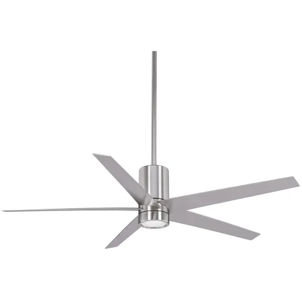 The Symbio combines modern ceiling fan technology with clean contemporary styling. Its DC motor delivers whisper-quiet operation while the integrated LED provides 1352 lumens of dimmable light through etched glass.