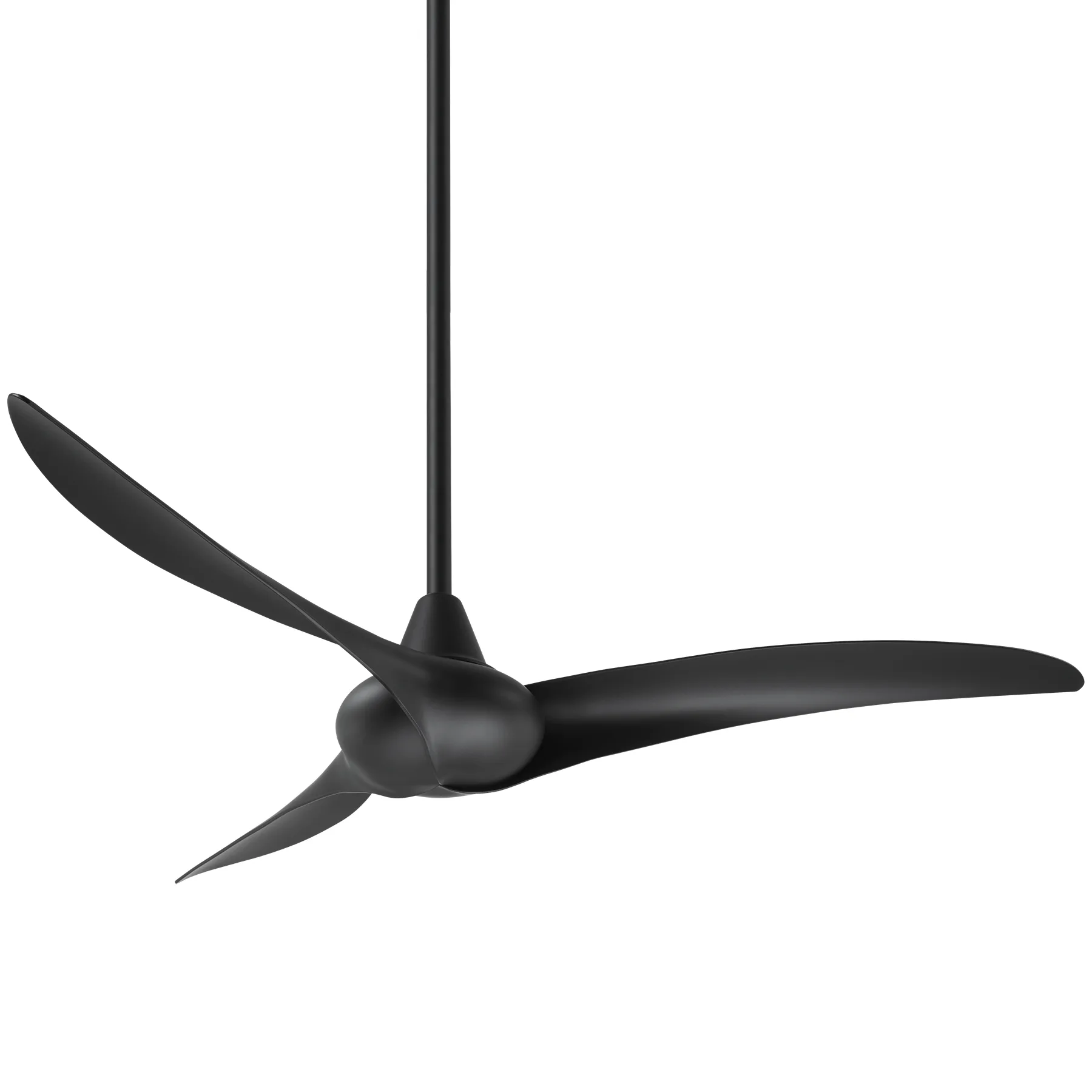 Wave 52" Ceiling Fan in Coal