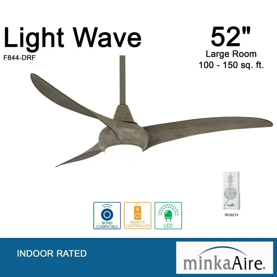 Light Wave 52" LED Ceiling Fan - Image 3