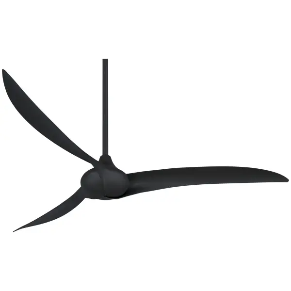 The Wave 65" ceiling fan delivers powerful air circulation in a sleek coal finish. Its oversized 65-inch blade span makes it ideal for great rooms, master suites, and commercial spaces requiring substantial airflow coverage.