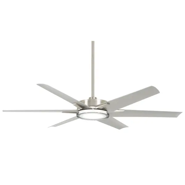 The Deco combines substantial airflow coverage with energy-efficient LED lighting in a sleek contemporary design. Its wet-rated brushed nickel finish and DC motor make it ideal for large indoor and outdoor spaces.