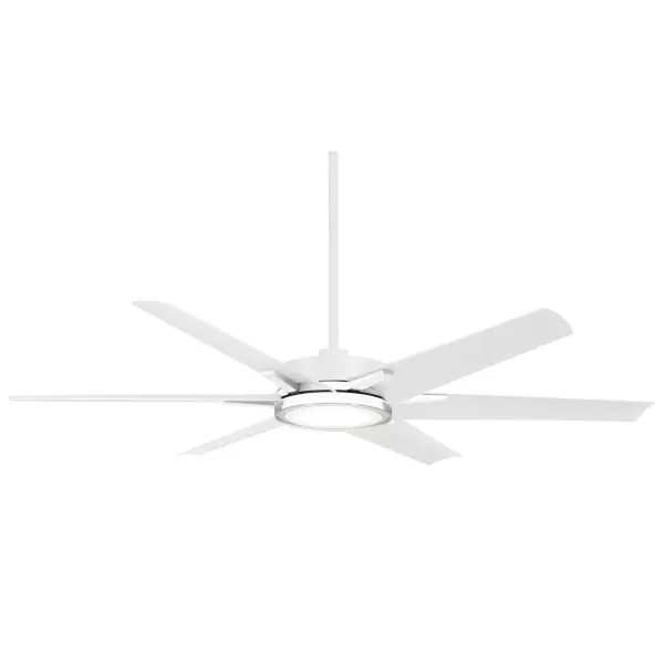 The Deco ceiling fan combines substantial airflow coverage with energy-efficient LED lighting in a clean, contemporary design. Its 65" blade span makes it ideal for large spaces, while the DC motor ensures quiet operation.