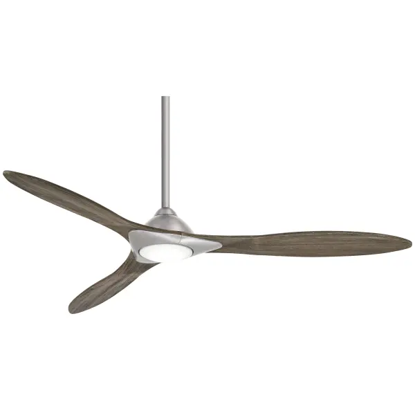The Sleek 60" combines modern smart technology with timeless style. Features energy-efficient DC motor, integrated LED lighting with excellent color rendering (CRI 94), and dimmable functionality for perfect ambiance control.