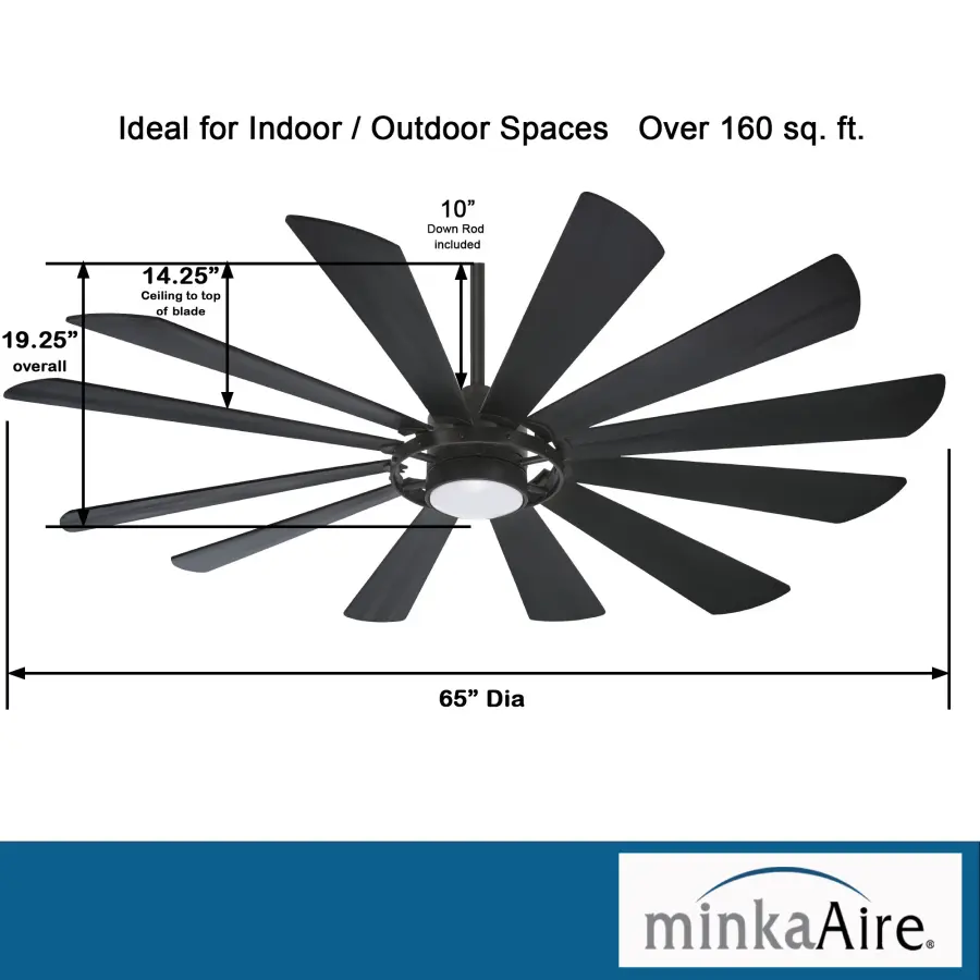 Windmolen 65" Smart LED Ceiling Fan - Image 4
