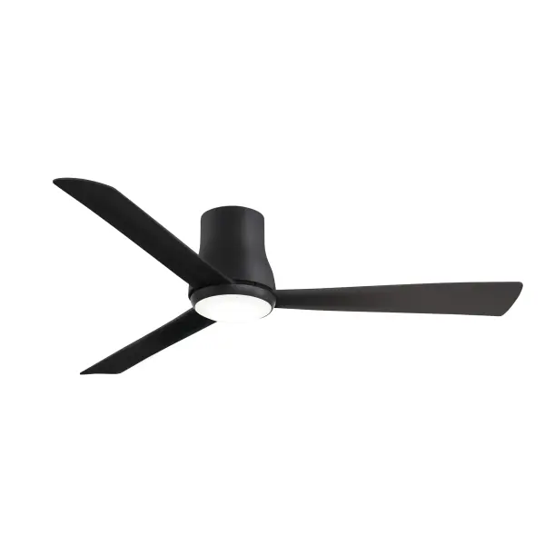 The Simple Flush 52" ceiling fan combines modern minimalist design with Energy Star efficiency. Its low-profile flush mount design and DC motor make it ideal for rooms with standard ceiling heights. - alternate view