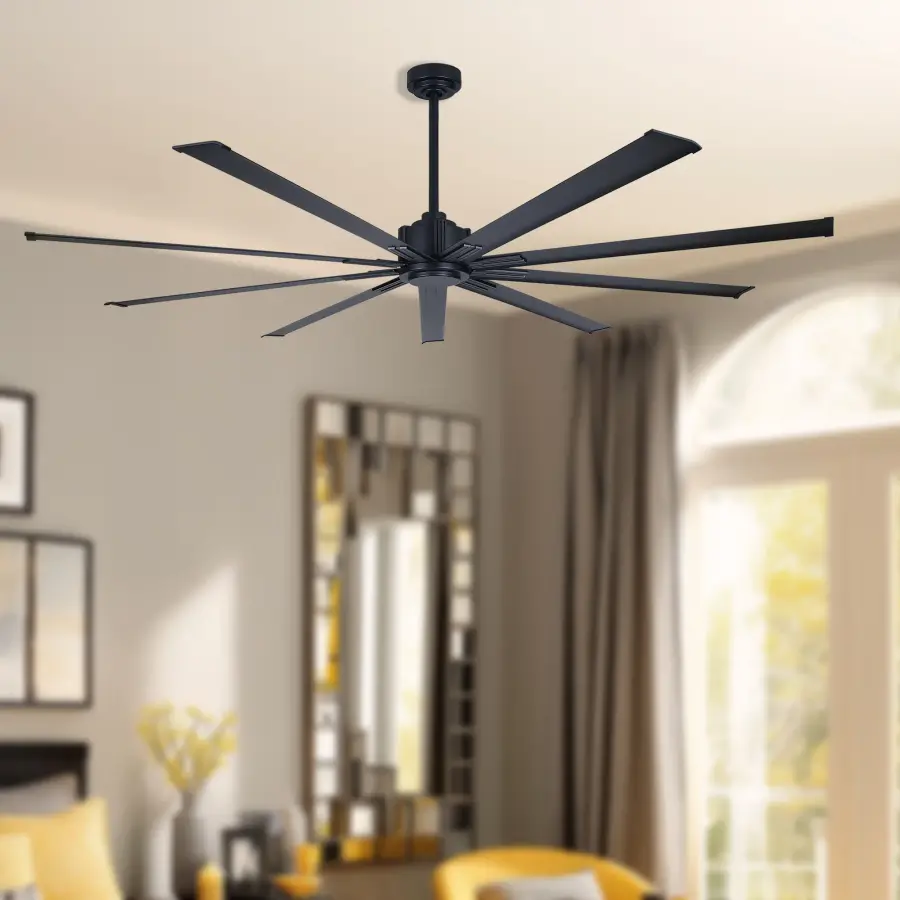 Xtreme 72" Ceiling Fan in Coal Black - Image 11