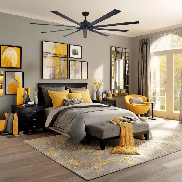 Xtreme 72" Ceiling Fan in Coal Black - Image 12