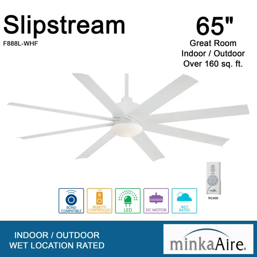 Slipstream 65" LED Ceiling Fan - Image 2