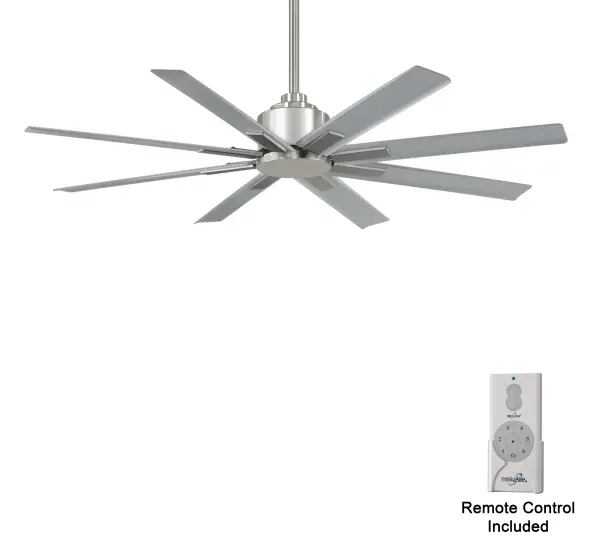 The Xtreme H2O delivers reliable outdoor cooling with an Energy Star-rated DC motor and wet-rated construction. Its 52-inch span and 8-blade design provide excellent airflow for covered patios and porches.