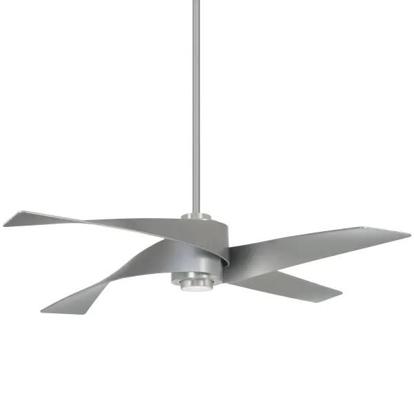 The Artemis IV combines exceptional airflow with integrated LED lighting featuring an impressive 96 CRI for true color rendering. Its DC motor delivers whisper-quiet operation while the sleek brushed nickel finish complements modern interiors.