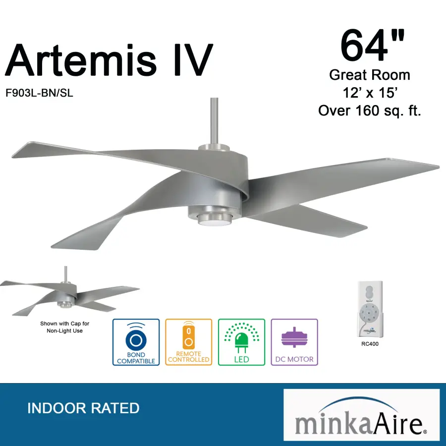 Artemis IV 64" LED Ceiling Fan - Image 3