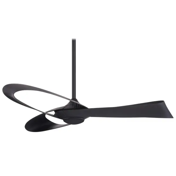 The Bowie ceiling fan combines contemporary styling with efficient DC motor technology in a bold coal finish. Its 52-inch blade span makes it ideal for medium to large rooms, delivering reliable airflow with modern aesthetics.