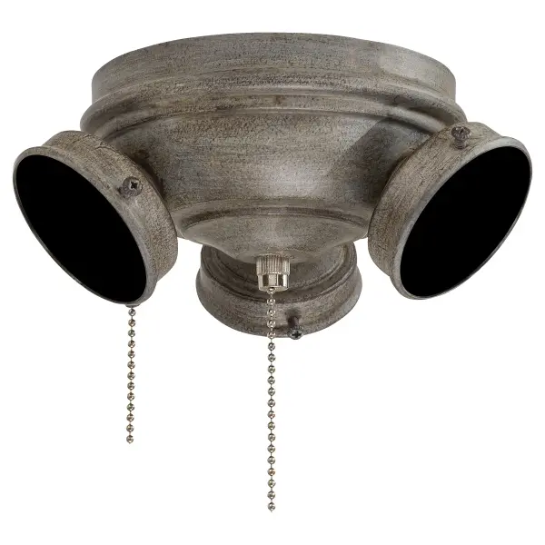 This 7.5" LED light kit provides energy-efficient illumination specifically designed for the F659 Classica fan. The driftwood finish adds coastal charm while the 900-lumen output delivers practical task lighting.