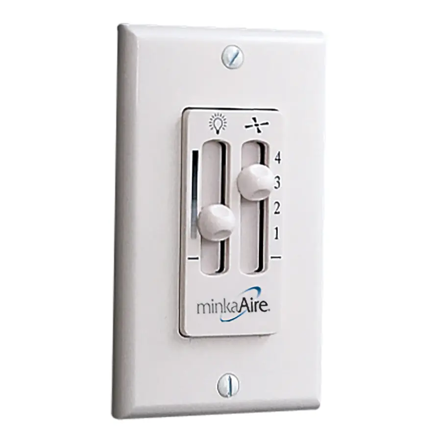 4-Speed Wall Control with Dimmer for LED Fans