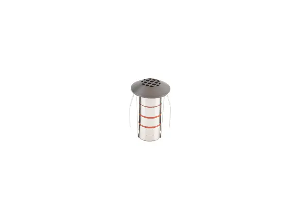 LED Landscape recessed inground indicator luminaire for both soft and hard ground applications available in 1" or 2" sizes with round, slim, shroud, scoop, louver, and square face plate options.  The indicator light is perfect for outdoor applications, including wells and ponds, decks and patios, inground, as well as ceiling and wall applications.  Factory sealed and IP68 Rated for Wet Locations or continuous immersion up to 5 meters underwater.  Each indicator light includes 6' of low voltage burial cable, direct burial gel-filled wire nuts, and an optional spring retention clip.  Magnetic Power supply is required.  Concrete Pour Kits are available for additional installation options.