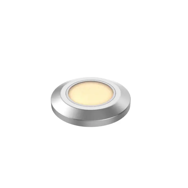 LED Landscape surface mount indicator luminaire for both soft and hard ground applications. The indicator light is perfect for outdoor applications, including wells and ponds, decks and patios, inground, as well as ceiling and wall applications. Factory sealed and IP68 Rated for Wet Locations or continuous immersion up to 5 meters underwater. Each indicator light includes 10' of low voltage burial cable, direct burial gel-filled wire nuts. Magnetic Power supply is required. Collection: 2521 Finish: Stainless Steel Width: 2.88" Height: 0.63" Length: 2.88" Weight: 0.55 lb Extension from Wall: 2.88" Bulbs Included Number of Bulbs: 1 Maximum Wattage: 3.50 W Bulb Type: Module Light Source: LED Delivered Lumens: 120.00 lm Color Temperature: 2700 K CRI: 90 Dimmable Beam Spread: 100.00° Rated Average Life: 60000 Voltage: 9.00 V Material: Stainless steel Country of Origin: China Safety Listing: UL, cUL LED Manufacturer Warranty: 10 year