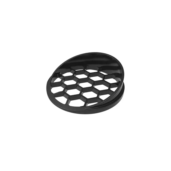 Honeycomb louver to reduce glare Collection: Lens And Glare Control Sub-Brand: Landscape Finish: Black Notes: Honeycomb Lens - Lanscape Accent Width: 2.50" Height: 2.50" Length: 0.75" Weight: 0.02 lb Extension from Wall: 0.75" Bulbs Included Dimmable Rated Average Life: 50000 Material: Plastic Country of Origin: China Manufacturer Warranty: 10 Year