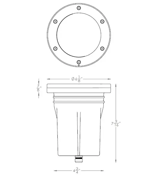 Simplicity meets function and durability with this ground breaking patented WAC Landscape Lighting Inground Light.  One fixture fits all applications, eliminating the need to choose from dozens of varying beam angles and light outputs found in traditional landscape fixtures.  A quick and simple twist of the fixture at indexed intervals allows continuous adjustment of the beam angle to perform the consolidated task of dozens of comparable landscape lights.  Factory sealed water tight and IP66 Rated for protection against high-pressure water jets and outdoor elements. Available in a bronze finish with an aluminum construction or with a solid brass construction.