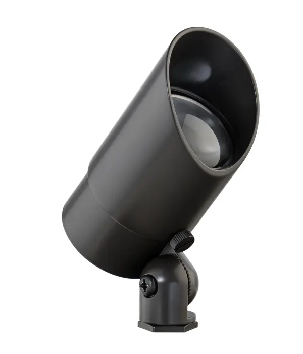 Simplicity meets function and durability with this ground breaking patented WAC Landscape Lighting Accent Light.  One fixture fits all applications, eliminating the need to choose from dozens of varying beam angles and light outputs found in traditional landscape fixtures.  A quick and simple pull of the fixture at indexed intervals allows continuous adjustment of the beam angle to perform the consolidated task of dozens of comparable landscape lights.  Factory sealed water tight and IP66 Rated for protection against high-pressure water jets and outdoor elements. Available in a bronze finish with a solid brass construction.